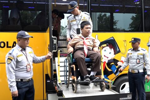 Pemprov Jakarta tambah 32 bus sekolah ramah disabilitas