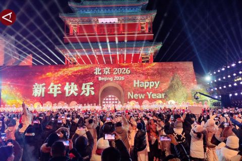 Perayaan Tahun Baru 2026 di Tembok Besar China