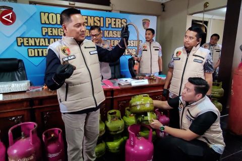 Polda Jateng ungkap sindikat pengoplos LPG di Semarang