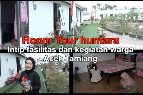 Room Tour huntara, intip fasilitas dan kegiatan warga Aceh Tamiang