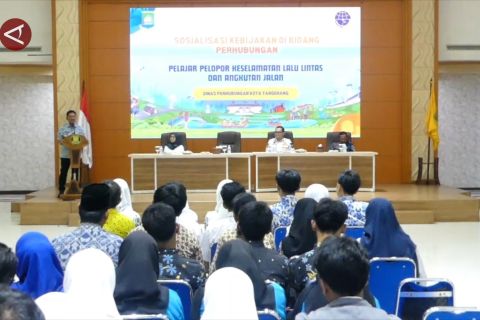 Dishub ajak 100 pelajar SMA jadi pelopor keselamatan berlalu lintas