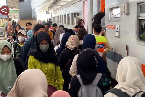 Jumlah penumpang&nbsp;di Stasiun Malang naik 7,8% selama libur&nbsp;Tahun Baru