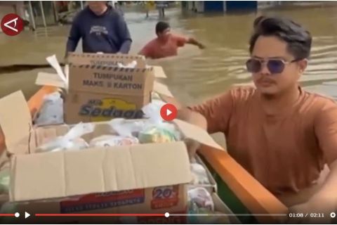 Banjir rendam 18 desa di Kukar, jalur transportasi darat terputus - VIDEO