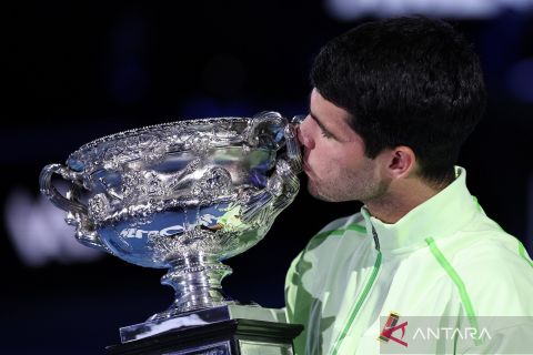 Taklukkan Australian Open,&nbsp;Carlos Alcaraz jadi petenis termuda raih empat grand slam berbeda