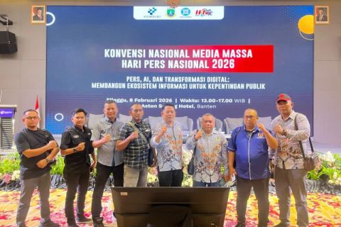 Tiba di Serang, PWI Sergai ikuti kegiatan Konvensi Nasional Media Massa
