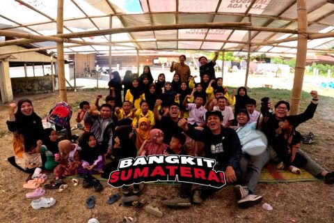 Di sekolah darurat Gayo Lues, ANTARA berbagi pengalaman soal cita-cita