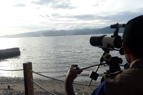 Hilal tidak terlihat di Maluku, ketinggian hilal masih -1,740 derajat