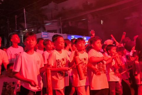Melihat semarak Koko'o, tradisi bangunkan sahur di Gorontalo