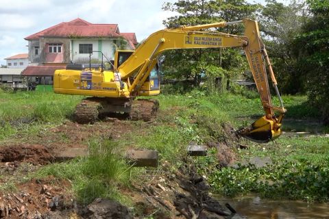 Mitigasi banjir, Banjarmasin normalisasi sungai Japri Zam Zam
