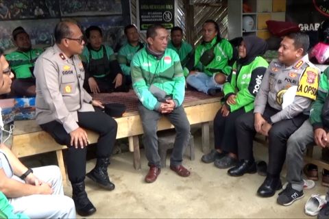 Polda Sultra libatkan peran aktif ojol jaga lalin tertib saat Ramadhan