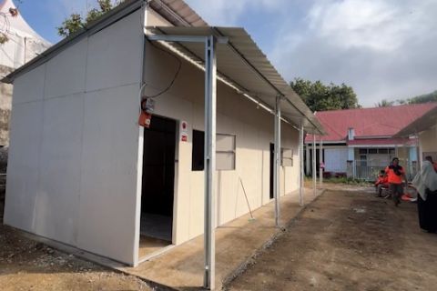 Huntara diresmikan, penyintas punya tempat tinggal jelang Ramadhan