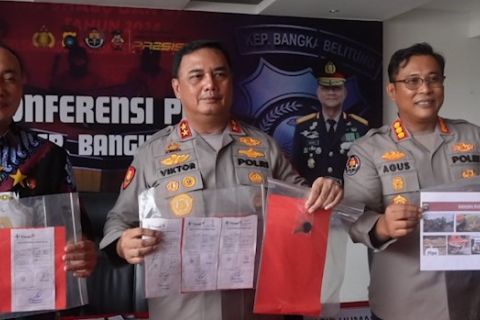 Polda Babel tetapkan tersangka kasus kecelakaan tambang ilegal Pemali