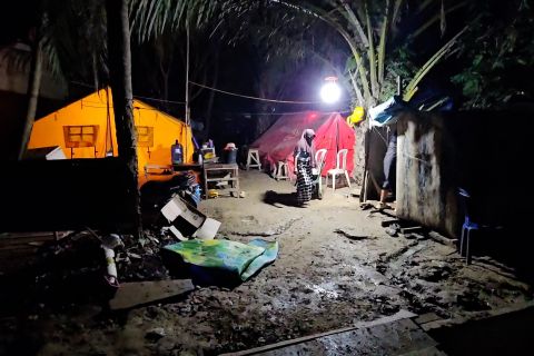 Tinggal di pengungsian tak surutkan semangat Ramadhan di Desa Bundar