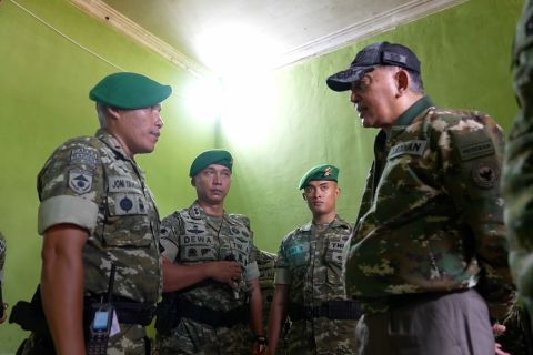 Tinjau Yonif 848, Menhan soroti stabilitas wilayah