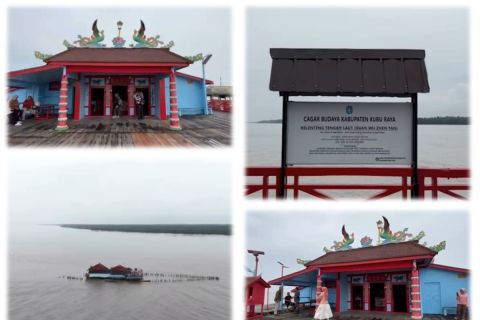 Kelenteng Tengah Laut, cagar budaya yang tetap lestari di Kubu Raya