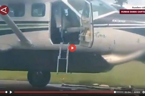 Penembakan Smart Air, Polisi kerahkan 60 Brimob ke Bandara Korowai - VIDEO