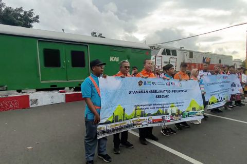 KAI Daop 2 Bandung sosialisasi keselamatan jelang angkutan lebaran