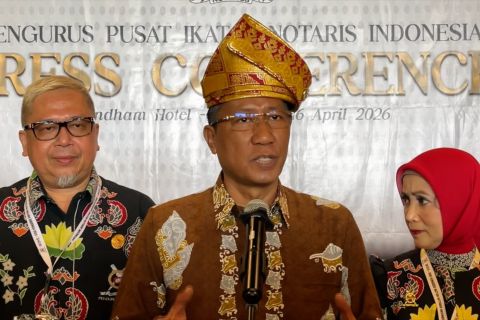 Dukung ekosistem usaha, Menkum tekankan kolaborasi dengan notaris