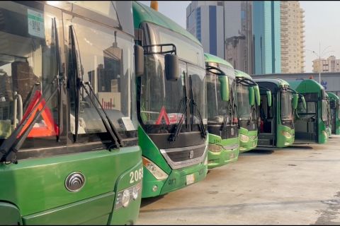 Bus shalawat 24 jam siap layani jamaah calon haji Indonesia di Makkah
