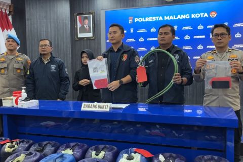 Polresta Malang Kota tangkap 3 pelaku penyalahgunaan BBM bersubsidi