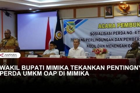 SOSIALISASI PERDA PERLINDUNGAN UMKM OAP