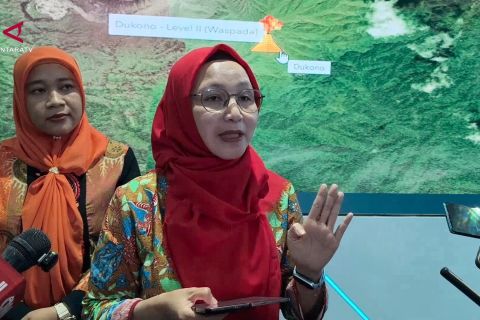 PVMBG minta warga dan pendaki jauhi Gunung Dukono dalam radius 4 Km