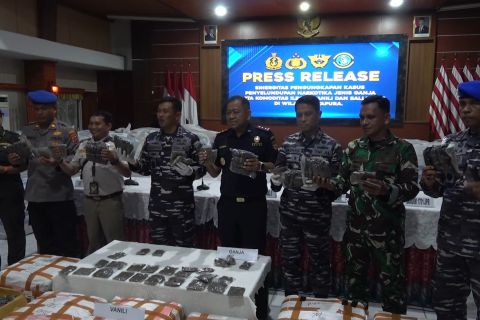 TNI AL gagalkan penyelundupan komoditas Ilegal senilai Rp1,6 miliar