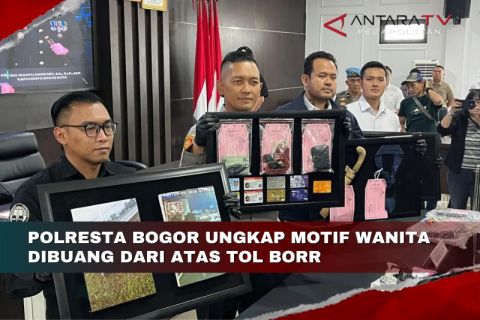 Polresta Bogor ungkap motif wanita dibuang dari atas Tol BORR