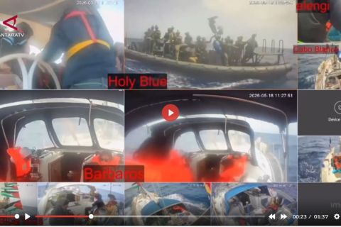 Pemerintah terus pantau kondisi relawan WNI misi GSF yang ditahan Israel - VIDEO