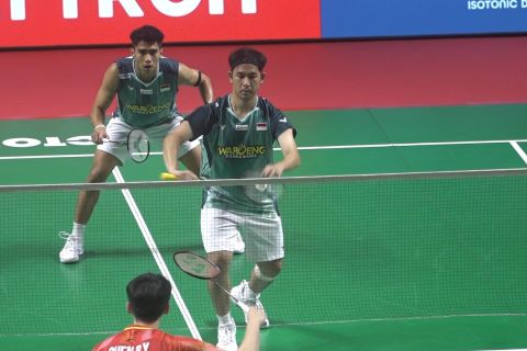 Indonesia amankan satu tiket final ganda putra Indonesia Open 2026