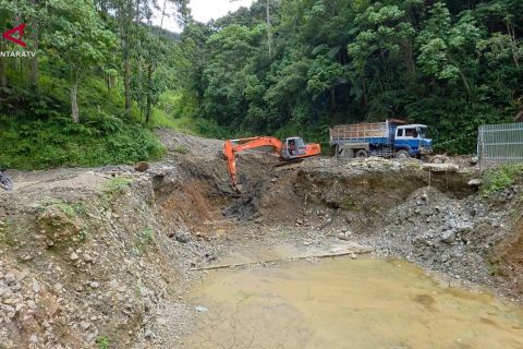 Mitigasi banjir, BPJN Aceh bangun saluran beton tampung air