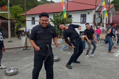 Satgas PRR Aceh Kemendagri rayakan HUT RI dengan penyintas bencana
