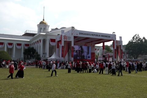 Peringati HUT ke-81 RI, Istana Bogor gelar jamuan bagi 4.500 warga