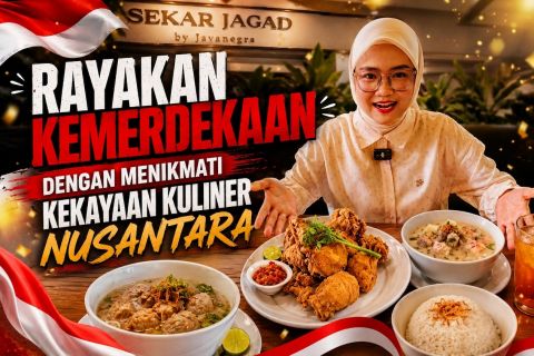 Rayakan kemerdekaan dengan menikmati kekayaan kuliner nusantara