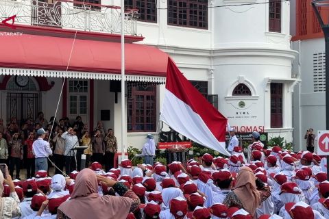 Pelajar RI di Kuala Lumpur ikuti apel perdana di gedung baru SIKL