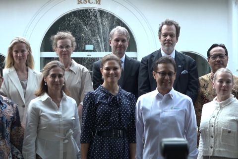 Kunjungi RSCM, Putri Mahkota Swedia tertarik dengan genomika Indonesia