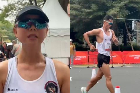 Hendro dan Violine Intan pecahkan rekornas jalan cepat Asian Games