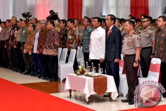 Presiden Joko Widodo buka apel Kasatwil 2017