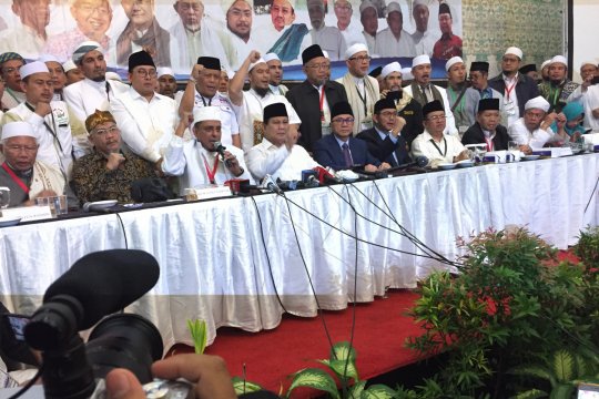 Ijtimak Ulama II resmi menyatakan dukungannya kepada Prabowo-Sandiaga
