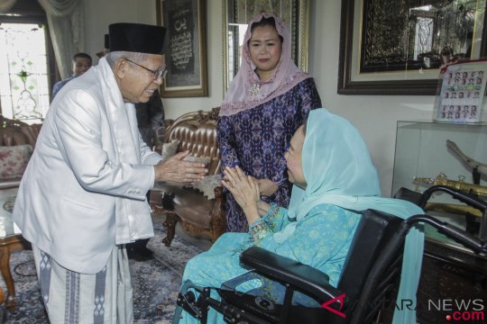 Ma'ruf Amin Kunjungi Keluarga Gus Dur