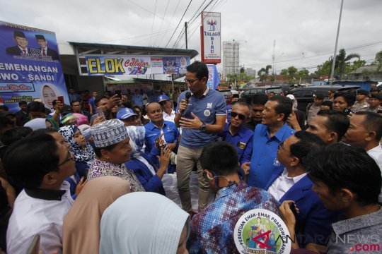 Sandiaga Uno singgah ke rumah kelahiran di Rumbai-Riau