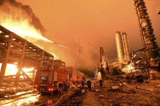 Ledakan di pabrik kimia China tewaskan 47 orang