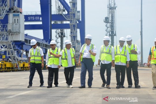 Luhut apresiasi kesiapan operasional Pelabuhan Kuala Tanjung