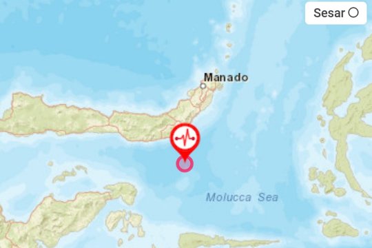 Subduksi lempeng Laut Maluku penyebab gempa Bolaang Mongondow Selatan