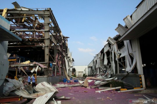 Empat hilang, lima luka akibat ledakan di pabrik kimia China