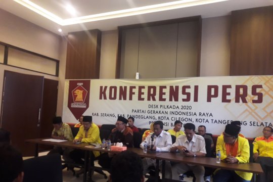 Sejumlah bakal calon kepala daerah serahkan formulir ke Gerindra Banten