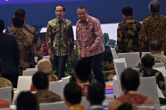 Presiden Joko Widodo menghadiri Pertemuan Tahunan Bank Indonesia
