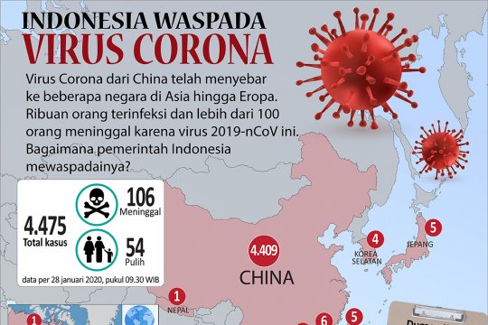 Indonesia waspada virus corona