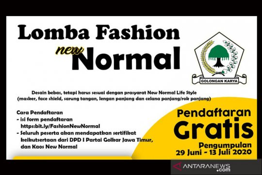 Lomba fashion normal baru digelar di Surabaya