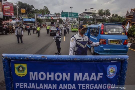 Pembatasan kendaraan kawasan wisata Puncak Bogor